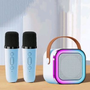 Wireless Karaoke Mini Portable Speaker Bluetooth with Mic Home Party Outdoor Camping Entertainment Karaoke Speaker